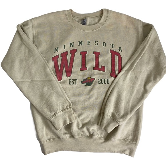 Minnesota Wild Crewneck Sweatshirt Adult Unisex NHL Hockey Kaprizov - Picture 1 of 5